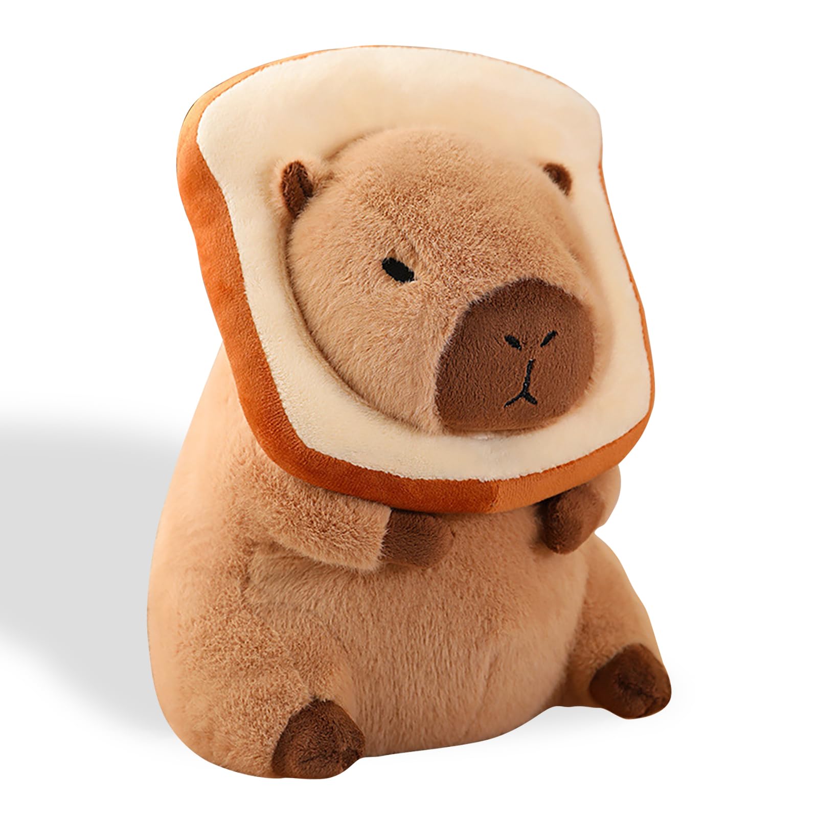 Acgtrick Cute Capybara Plush Soft Capybara Stuffed Animal With Bread Kawaii Capybara Doll Pillow Capybara Plushie Gifts For Kids